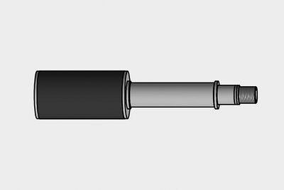 Injecteur en acier Ø 49 x 1.000 mm