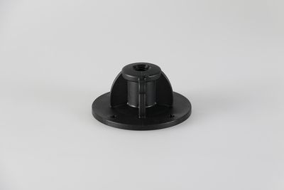 Klebepacker - Kunststoff Klebefläche Ø 50 mm, Höhe 24 mm, schwarz